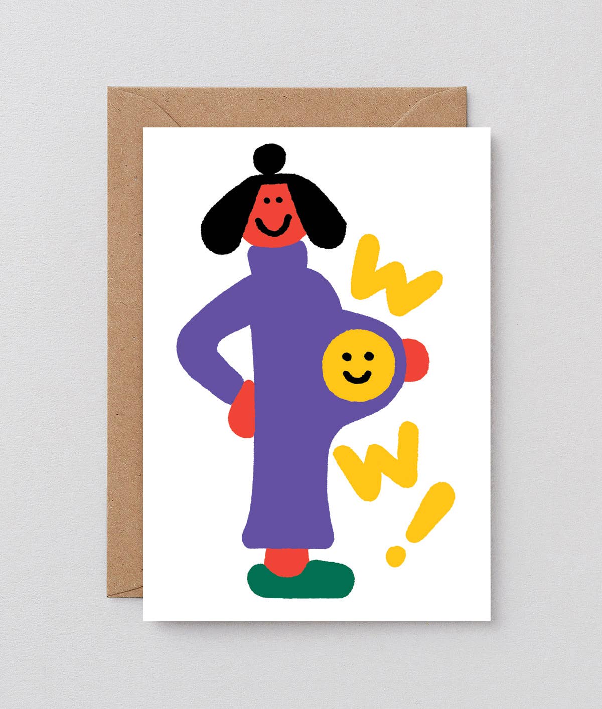'Wow!' Greeting Card