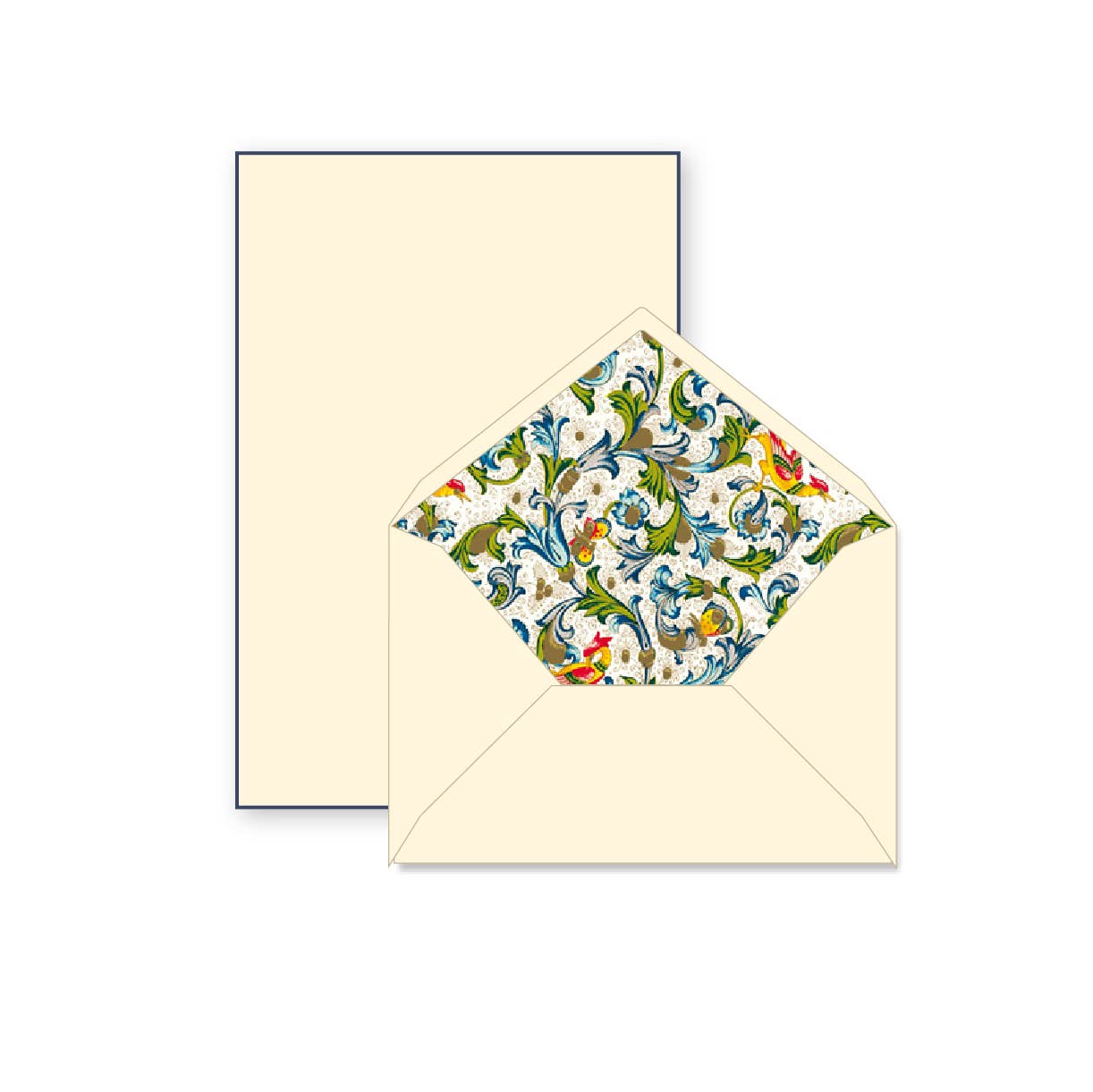 Rossi 1931 100% Cotton Bordered Writing Sheets Letter Set
