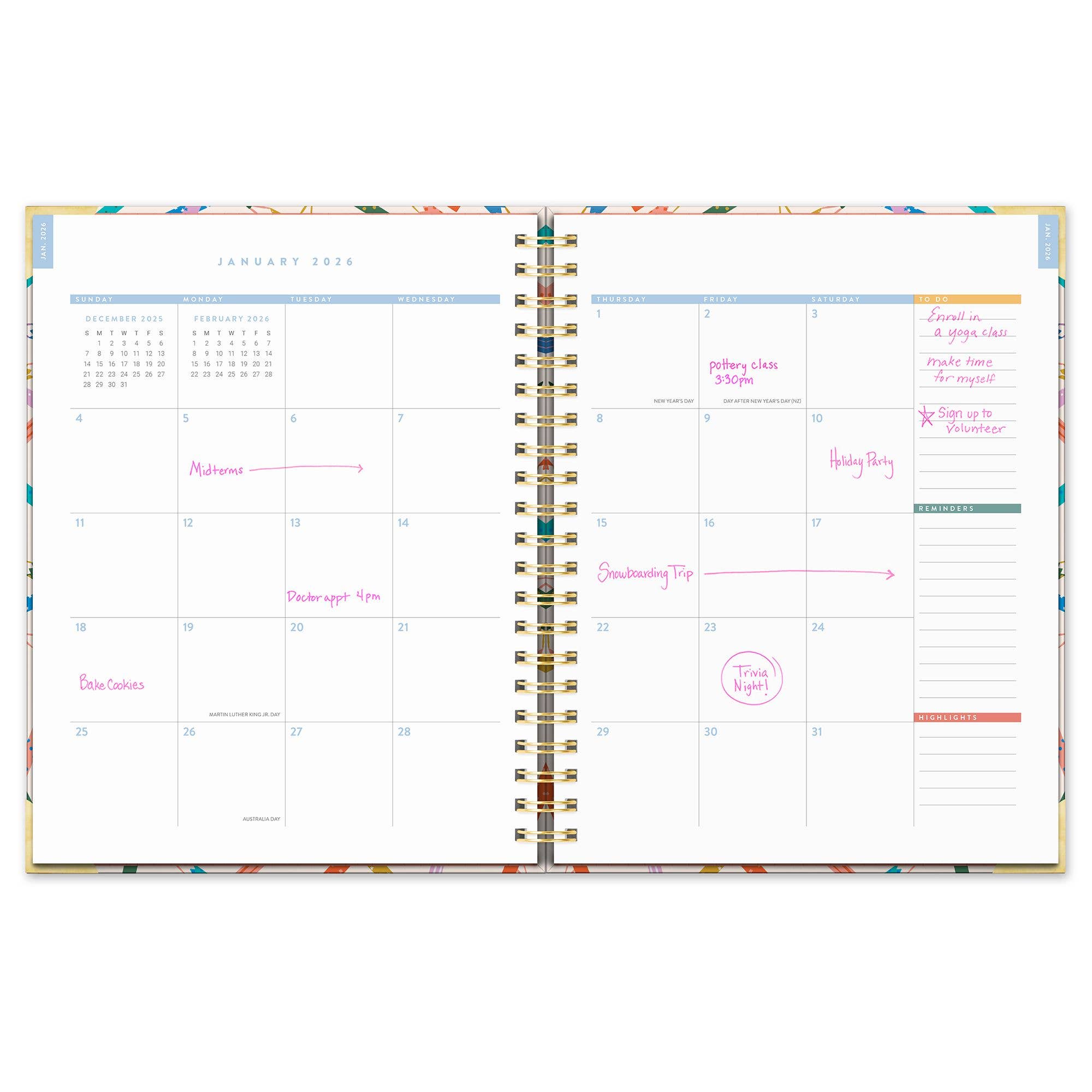 2026 Make Your Mark Extra-Large Spiral Planner
