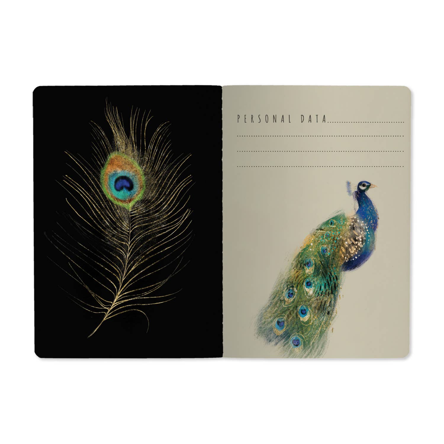 Magic Peacocks A5 Notebook