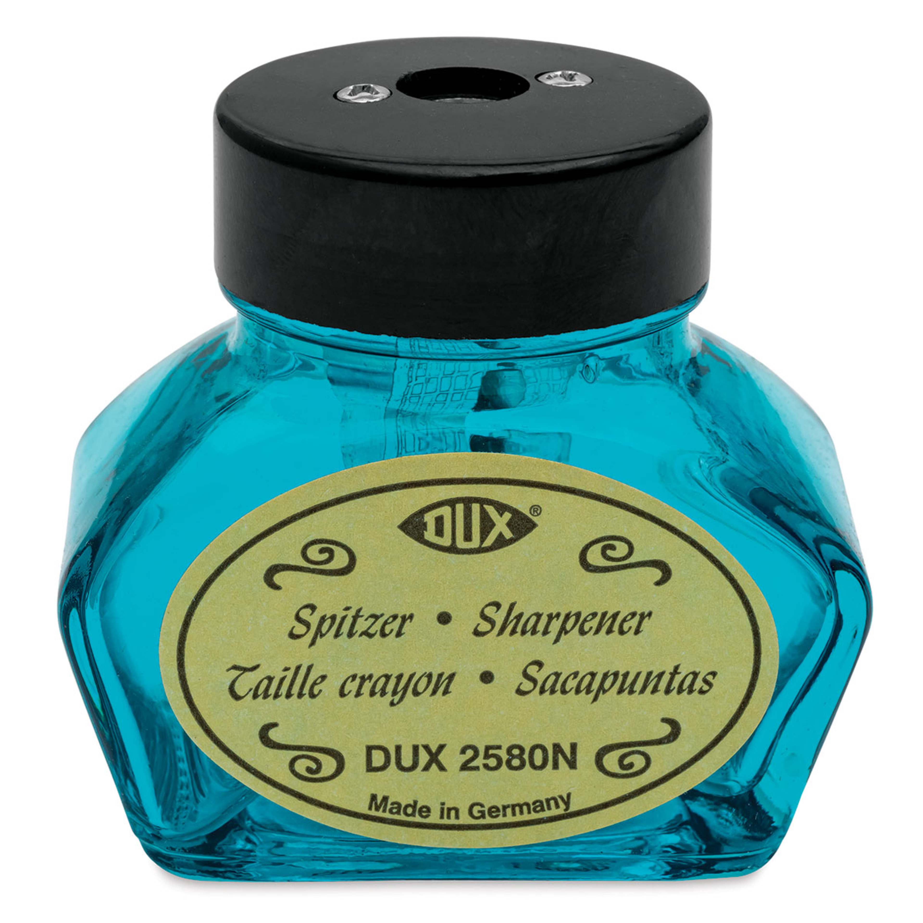 DUX Inkwell-Style Pencil Sharpener / Blue