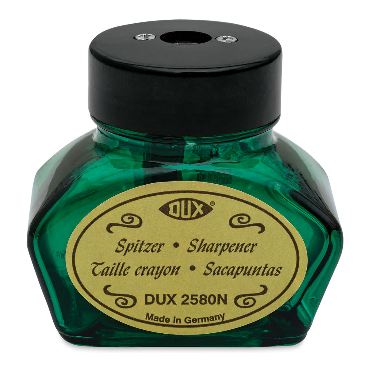 DUX Inkwell-Style Pencil Sharpener / Green