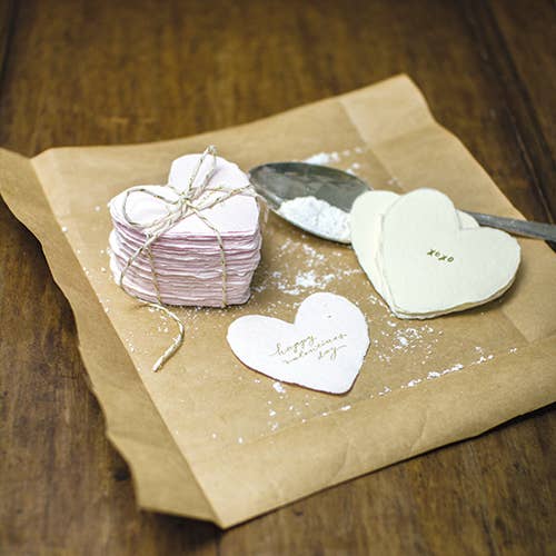 Happy Valentine's Day Petite Foiled Handmade Paper Heart