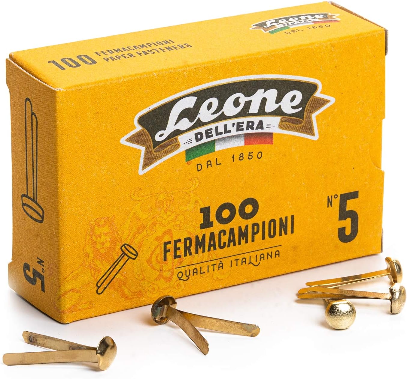 Brass Paper Fasteners / Box of 100