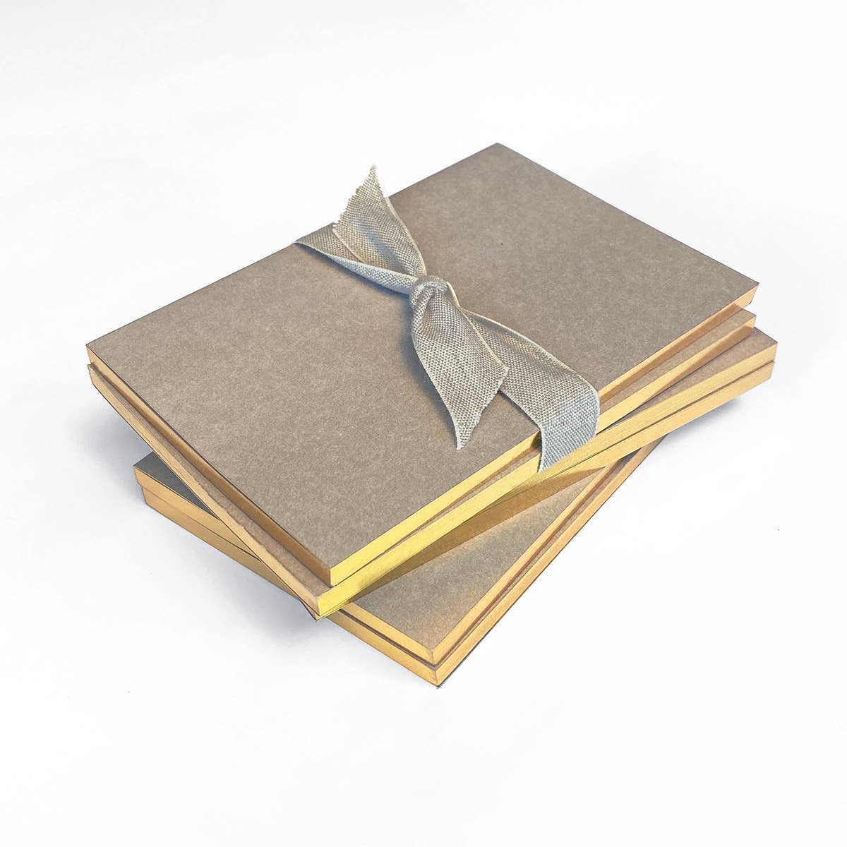 Gray Jotters with Gilded edge (set of 2)