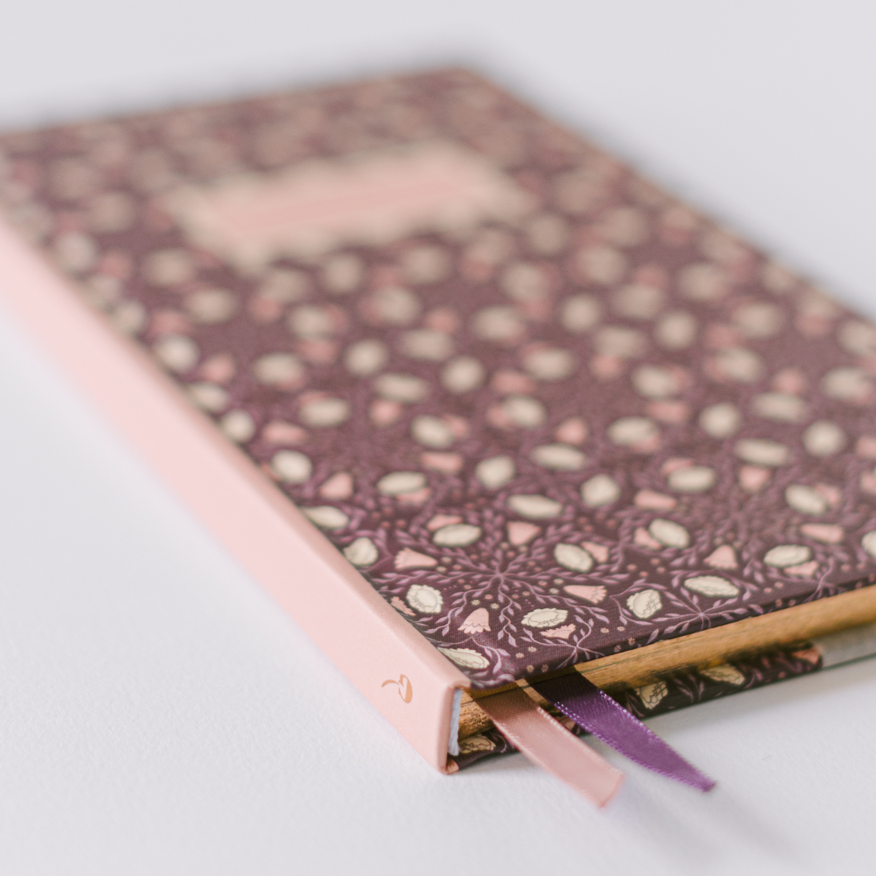Purple Folk Pattern Pocket Journal
