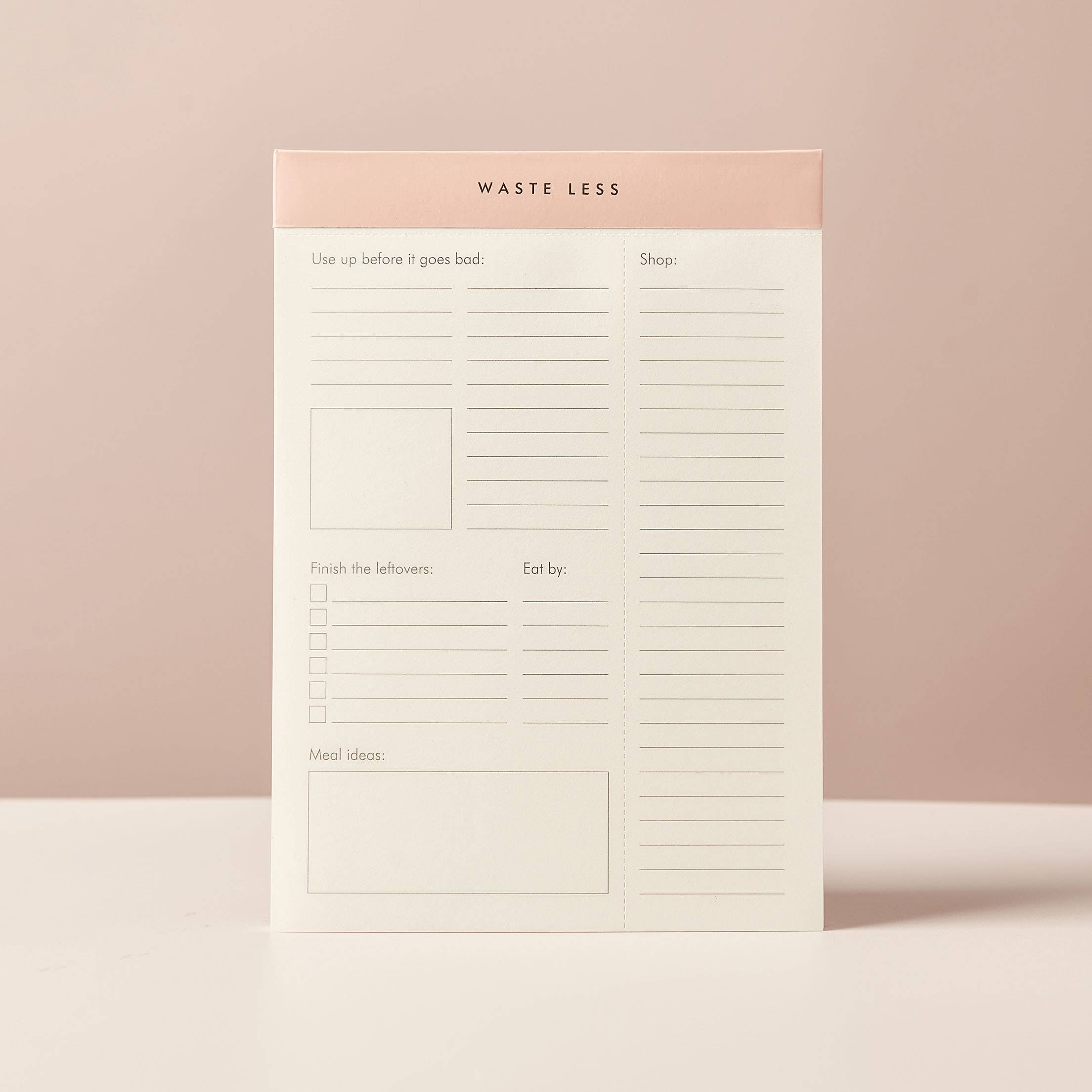 Waste Less Notepad