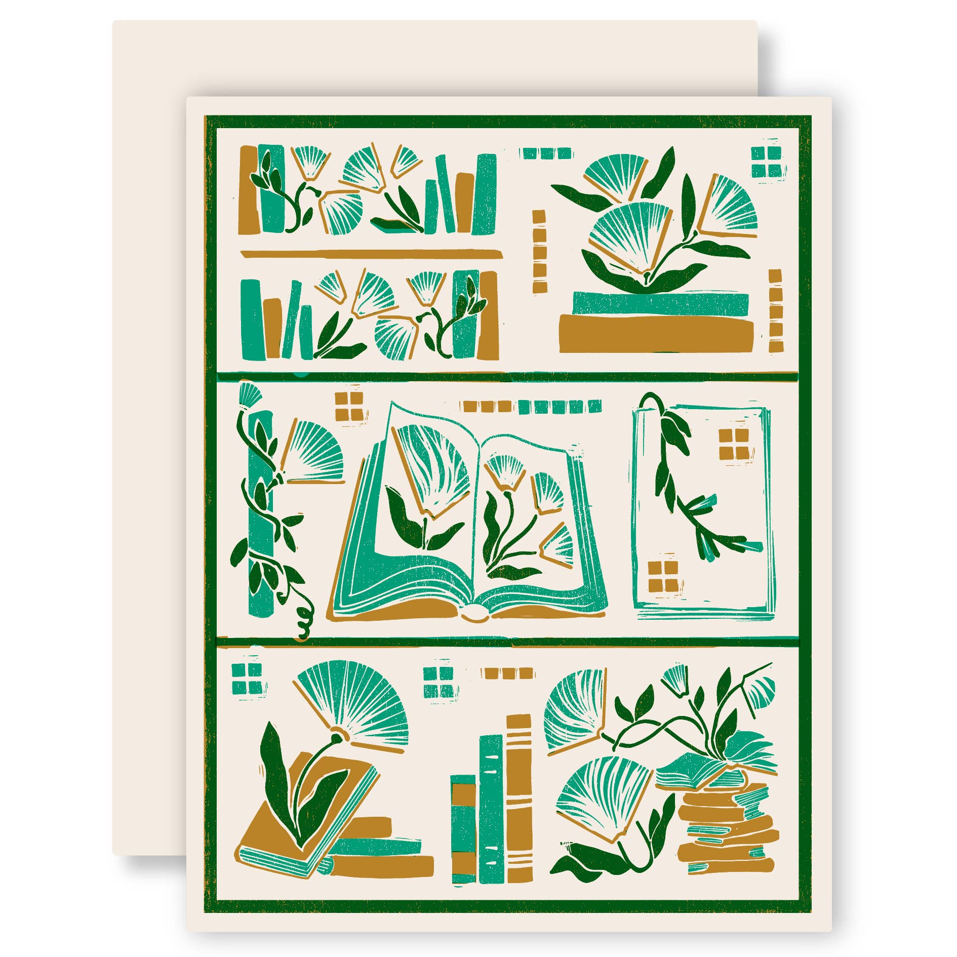Book Lovers Assorted Letterpress Cards Set