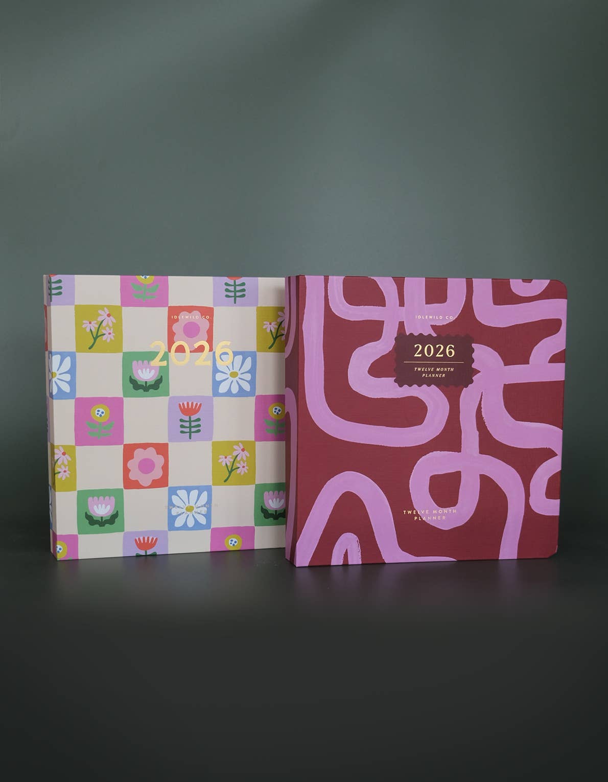 2026 Hardcover Planner / Magenta Squiggle