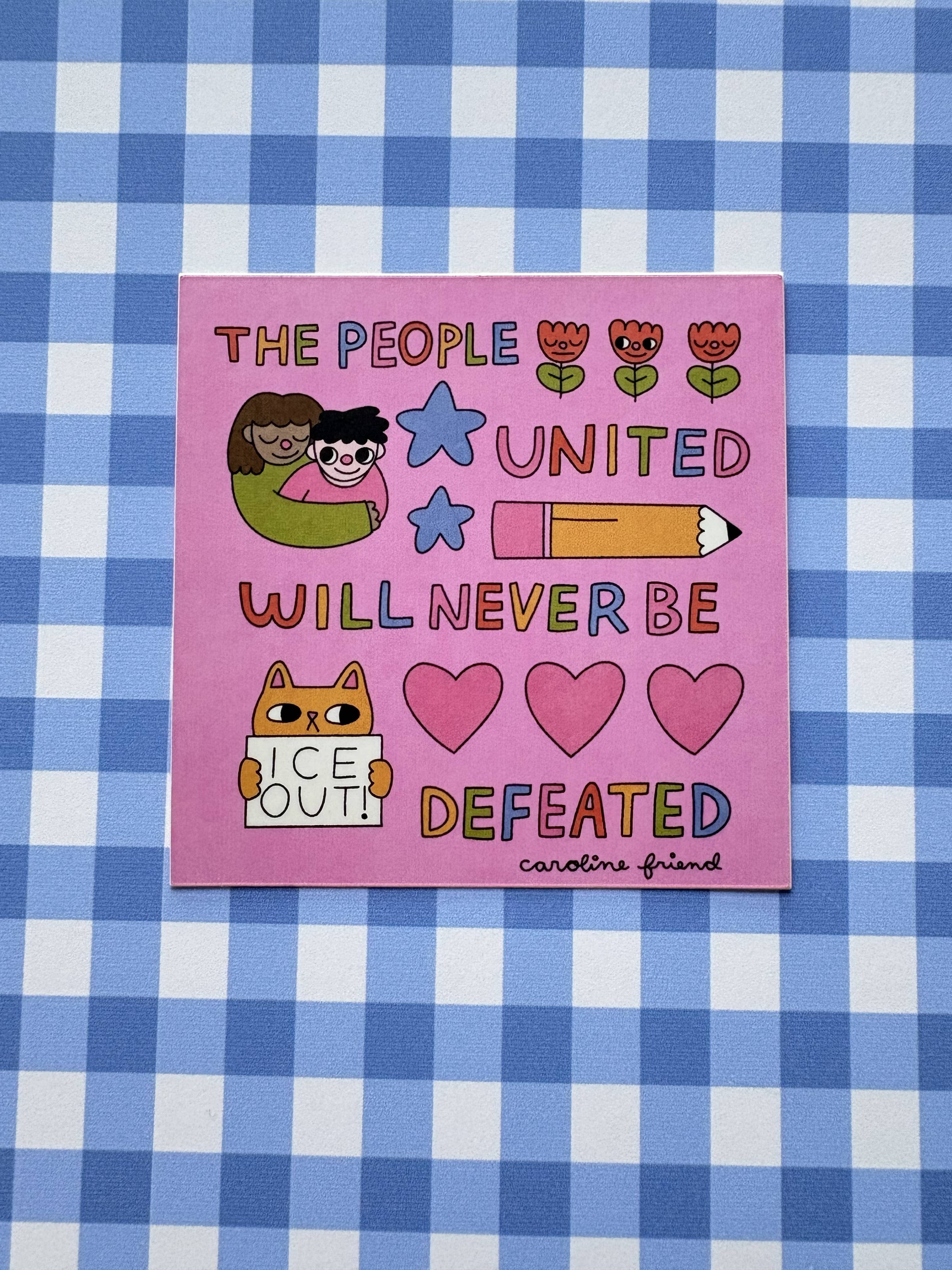 The People United Sticker