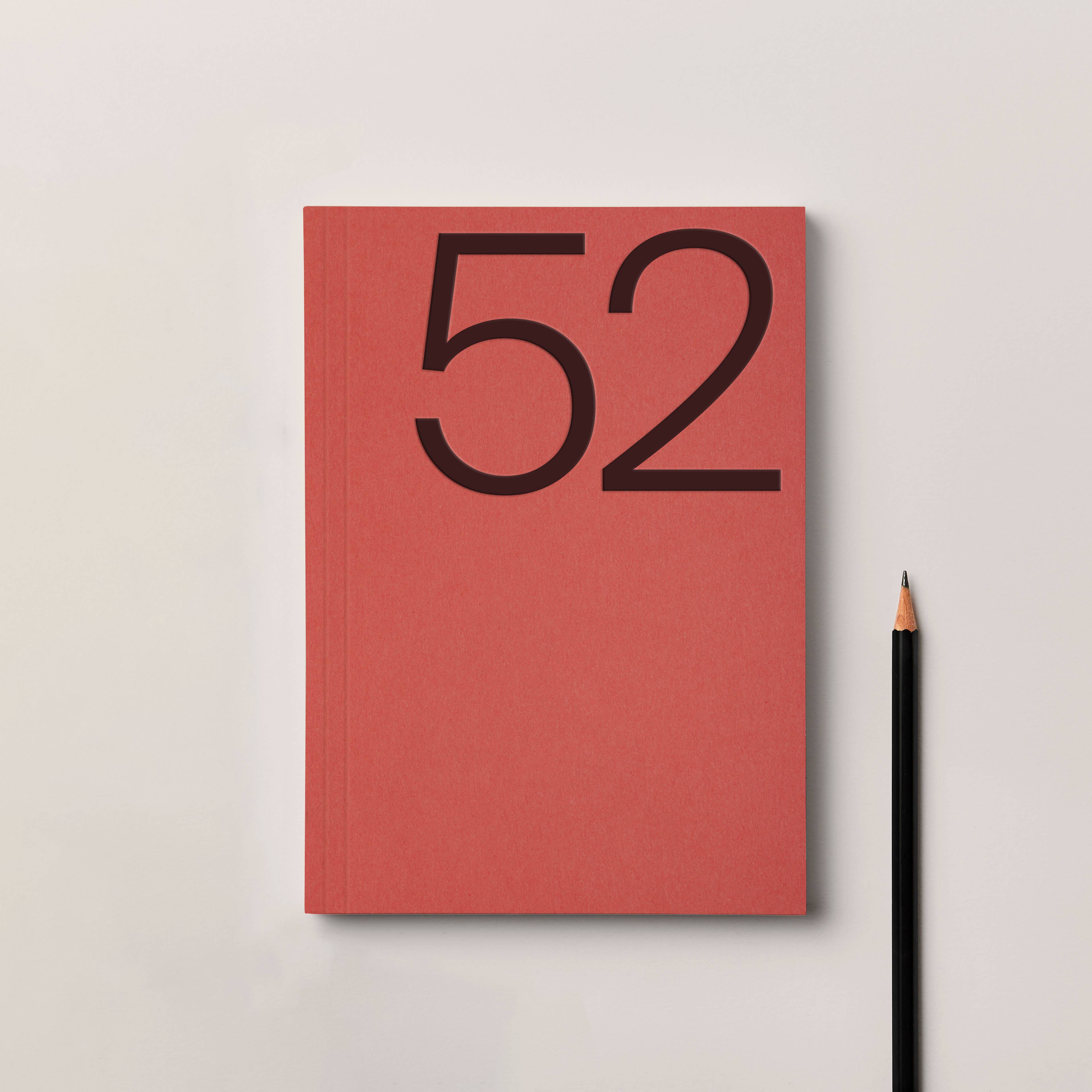 A5 CORAL UNDATED 52 WEEK PLANNER