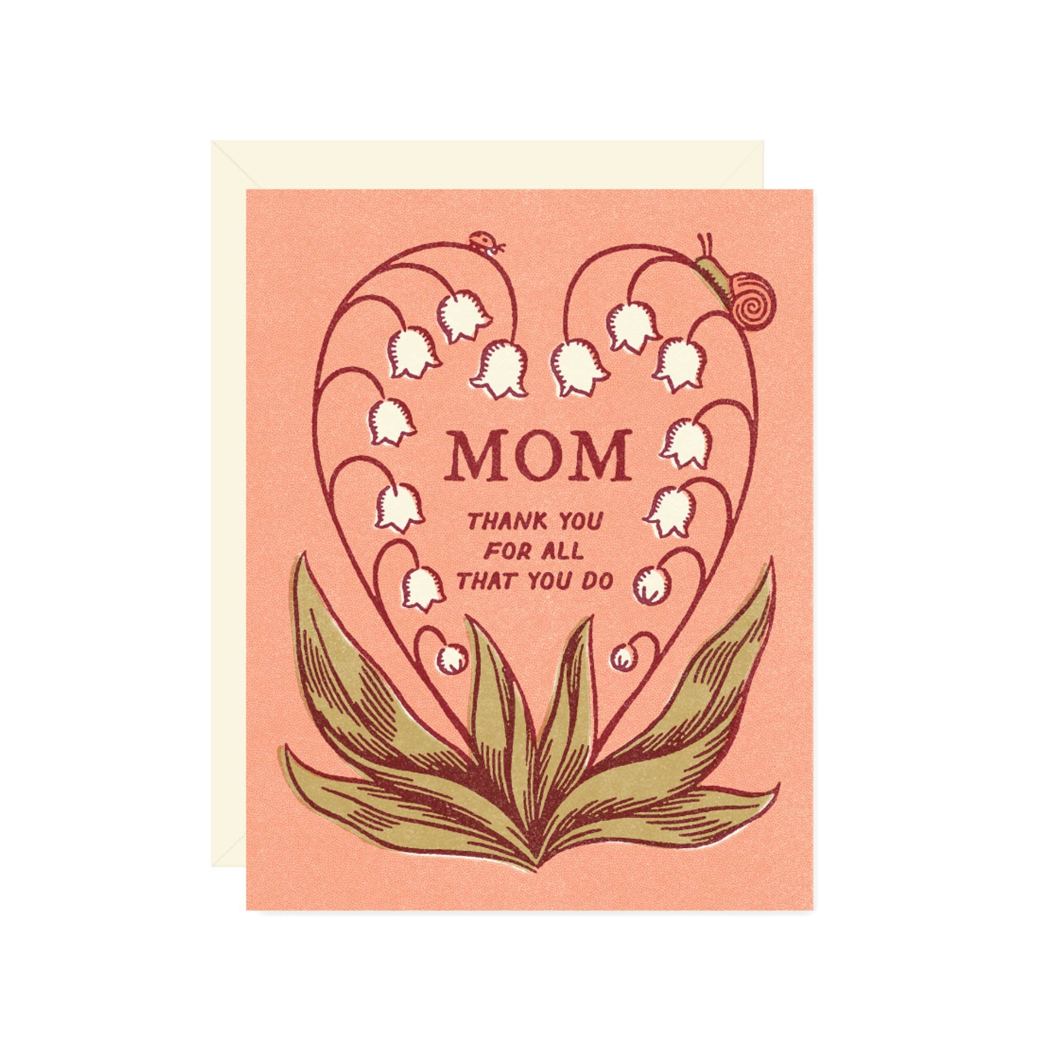 Lily of the Valley Mother’s Day Card
