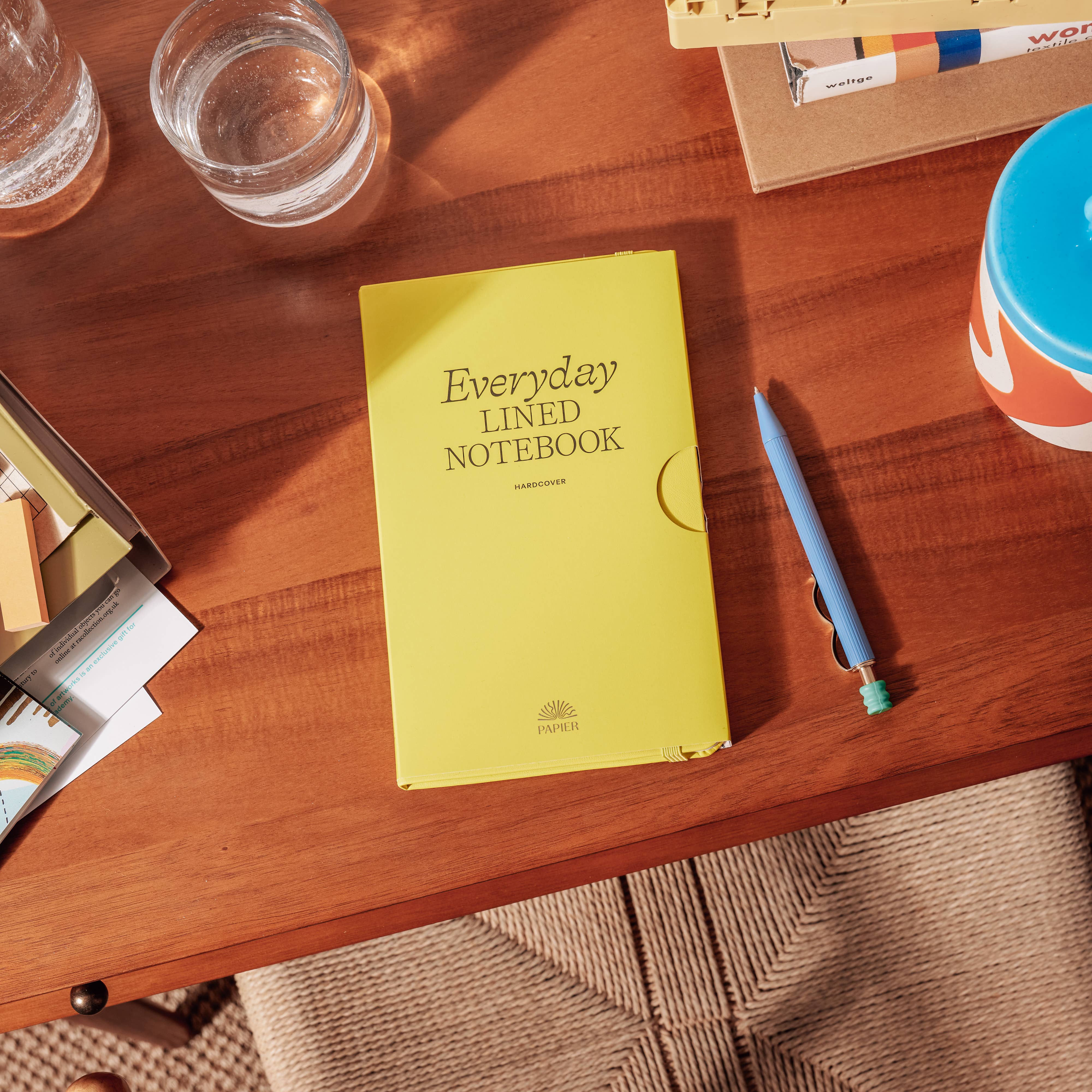 Everyday Lined Notebook / Acid Green