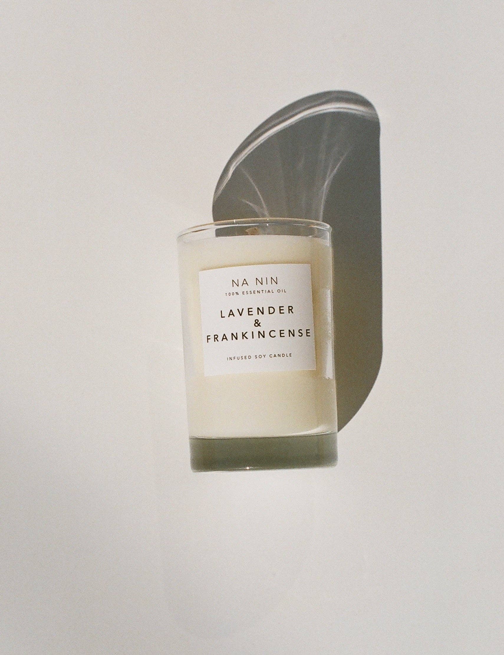 Lavender & Frankincense Soy Candle / 5oz