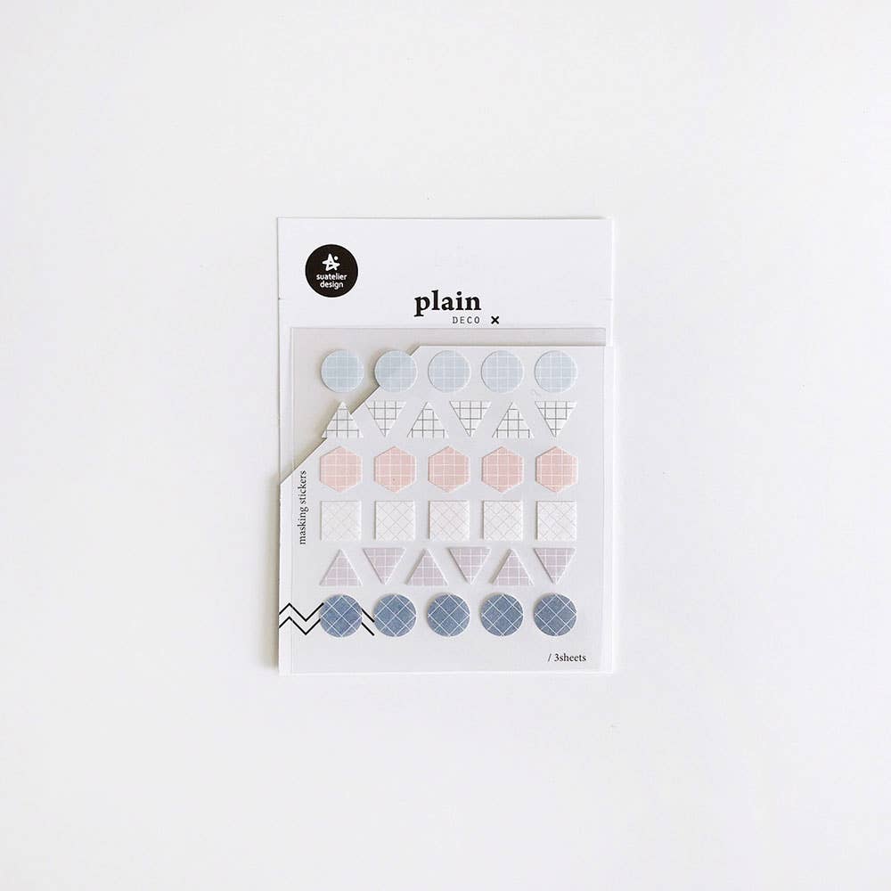 Light Dots & Triangles Stickers
