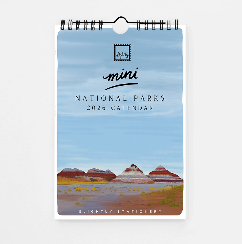 2026 Mini National Parks Wall Calendar