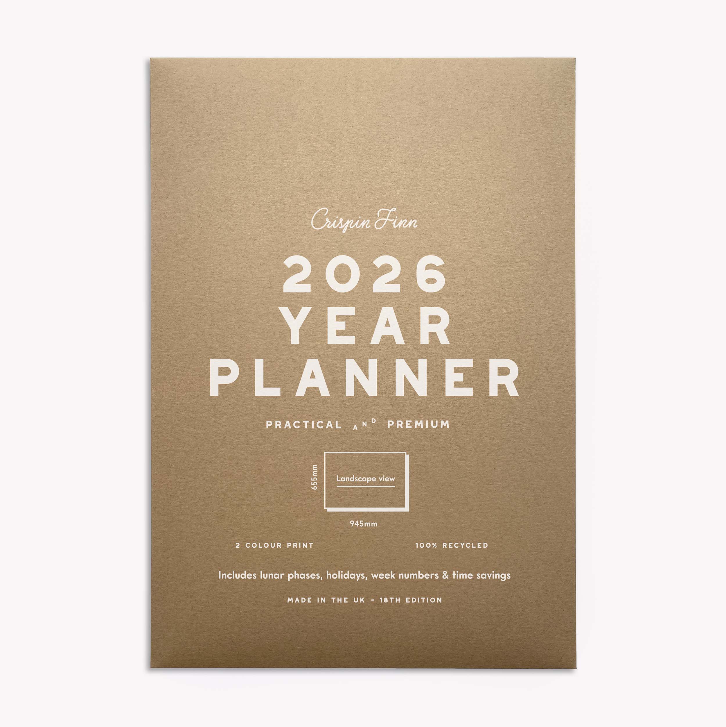2026 Year Planner - Classic Landscape View