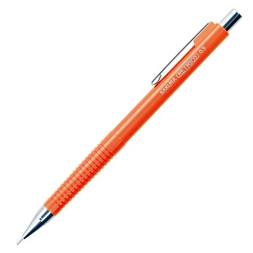 Sakura Retrico Mechanical Pencil / 0.5mm / Orange