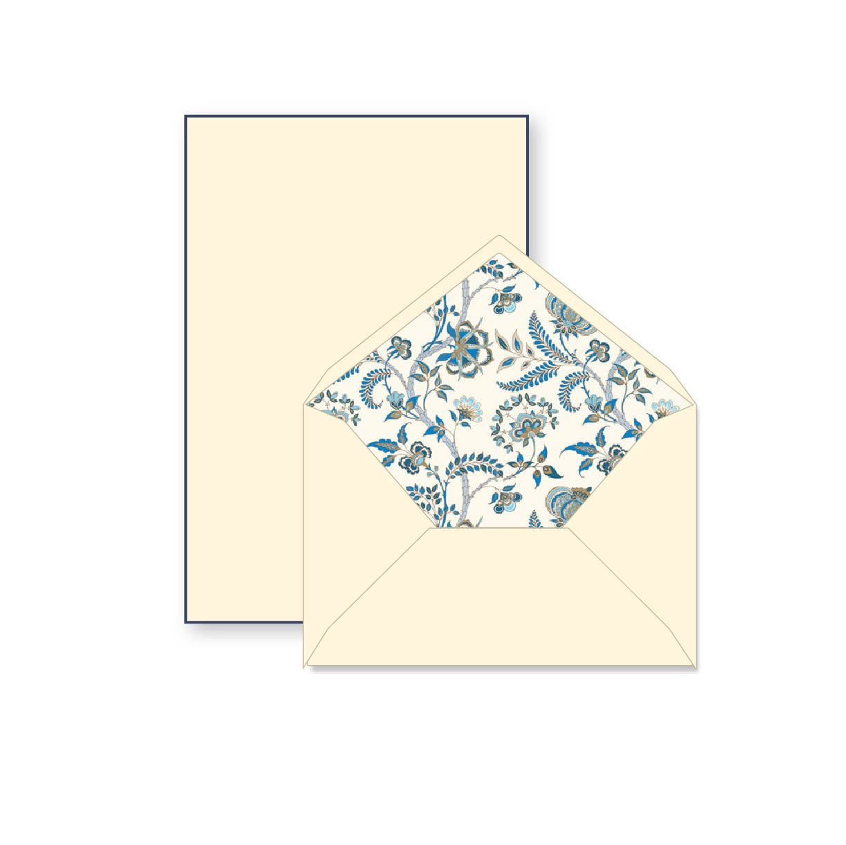 Rossi 1931 100% Cotton Bordered Writing Sheets Letter Set
