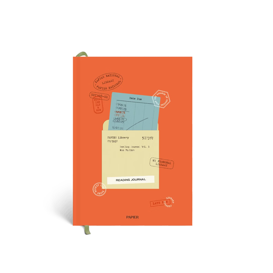 Guided Reading Journal / A5 Hardcover / Library Card