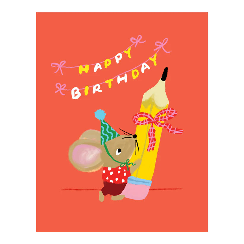 Pencil Gift Birthday Card / Stationery Store Day Exclusive!