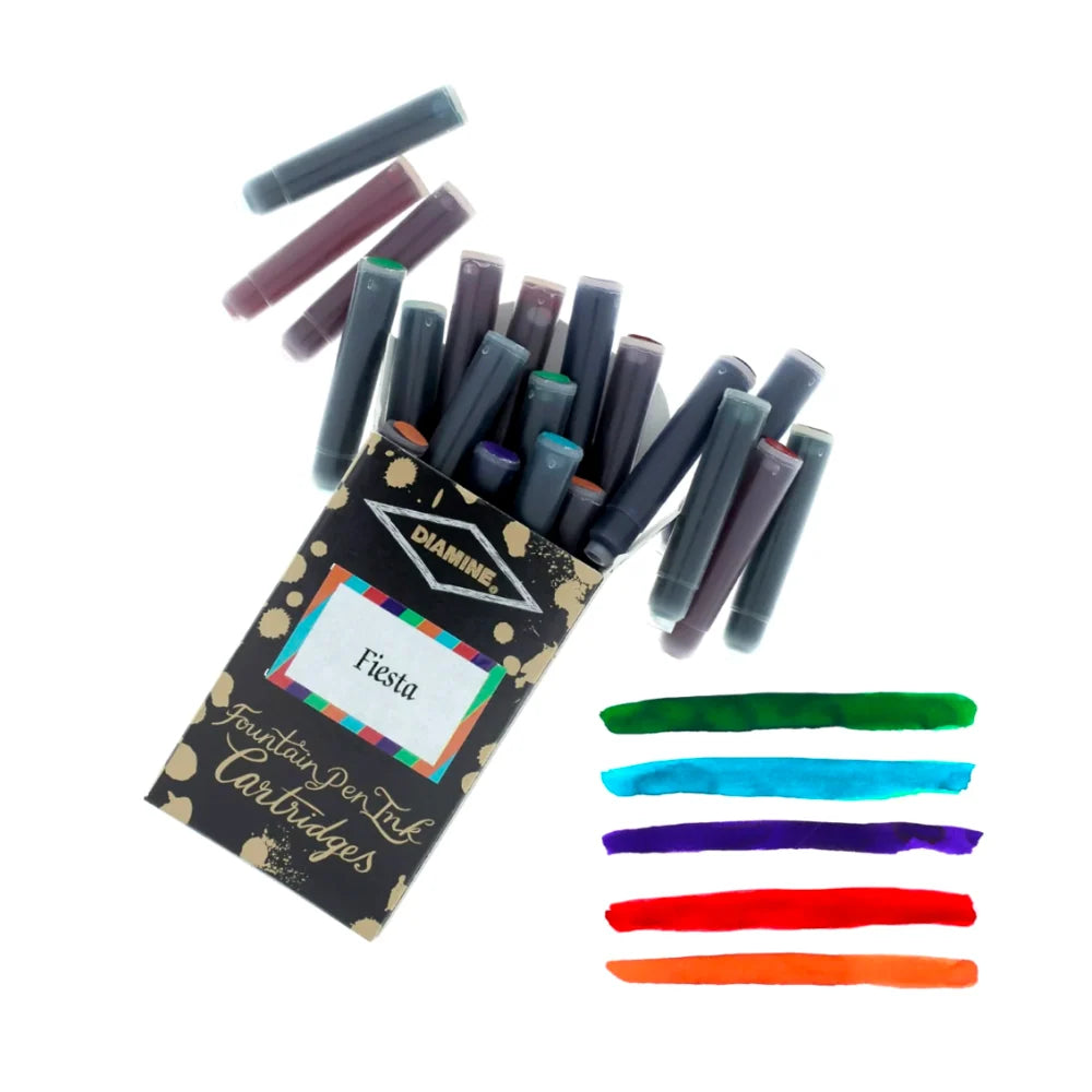 Diamine Cartridges 20-Pack – Fiesta