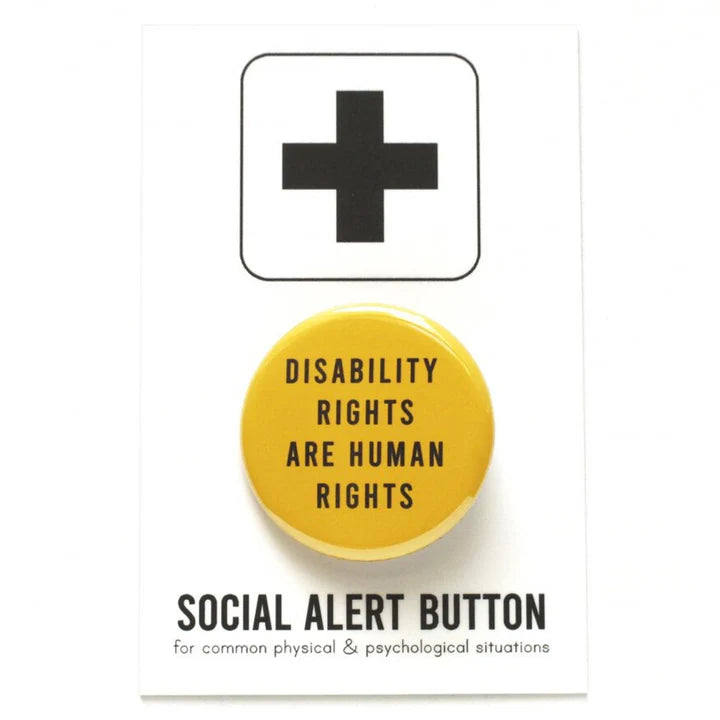Disability Rights Pinback Button