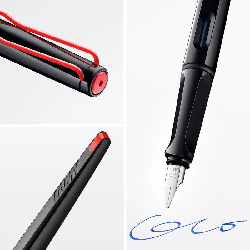 LAMY joy Fountain Pen / Black / 1.5mm Nib