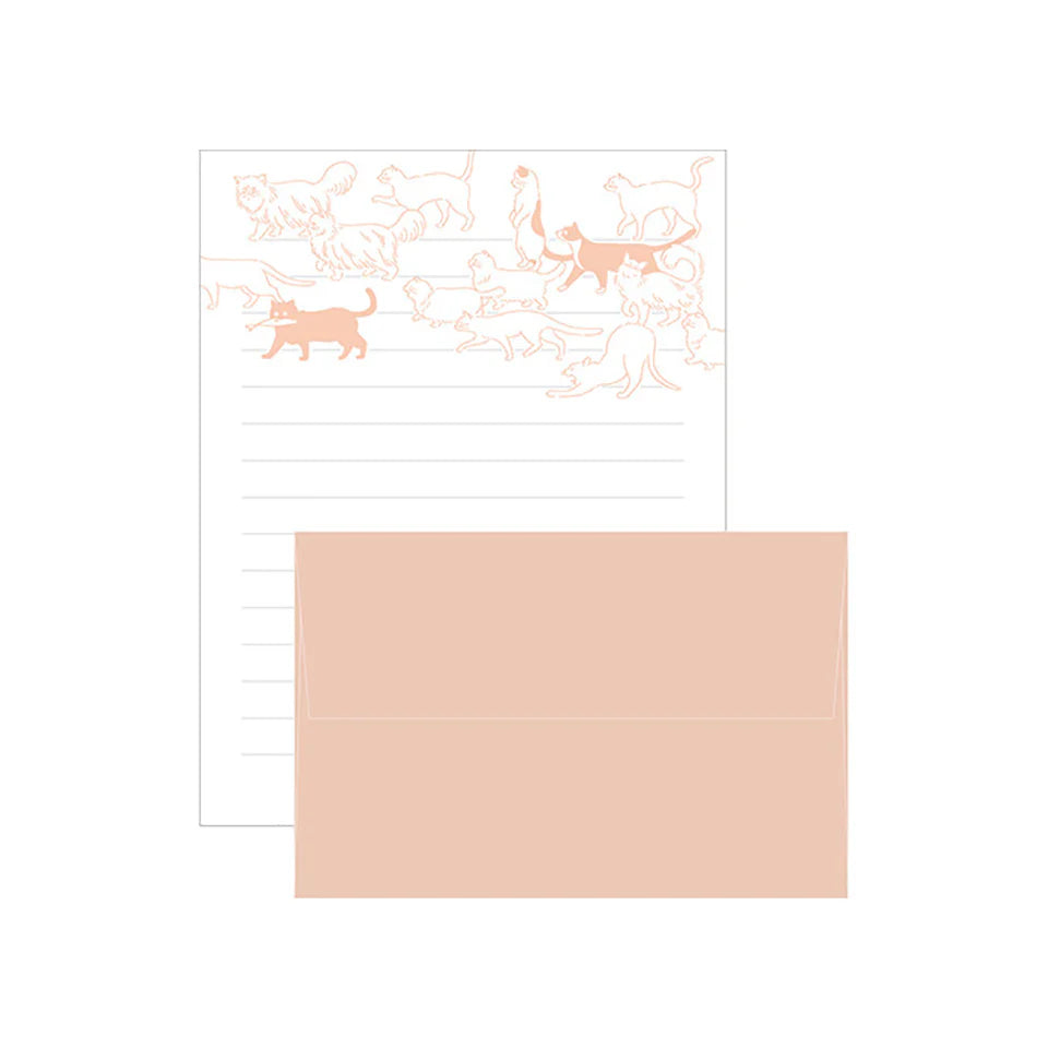 Letterpress Letter Set / Cats