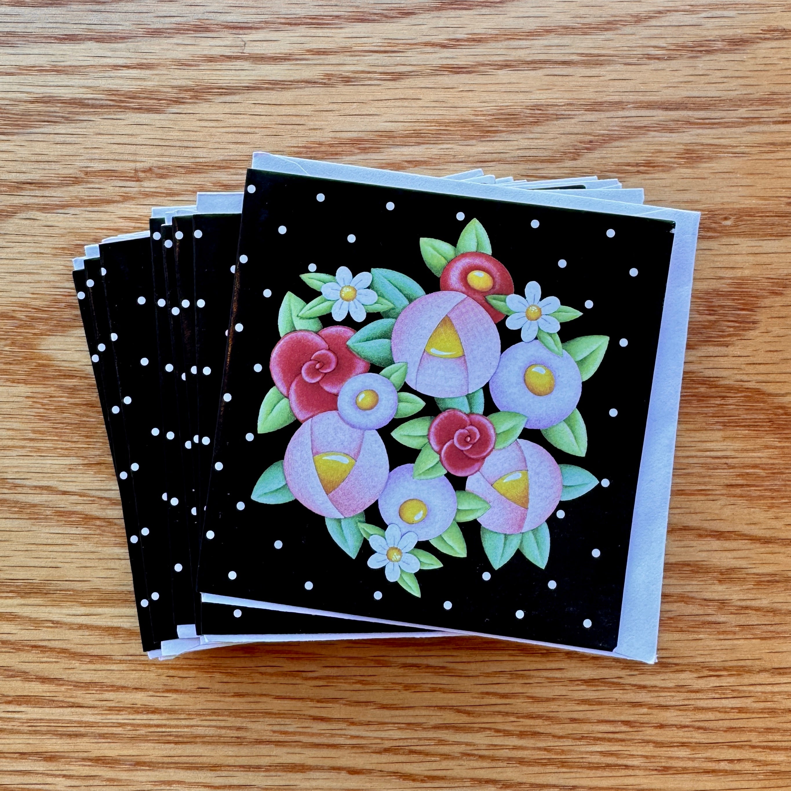 Vintage Mary Engelbreit Mini Floral Card