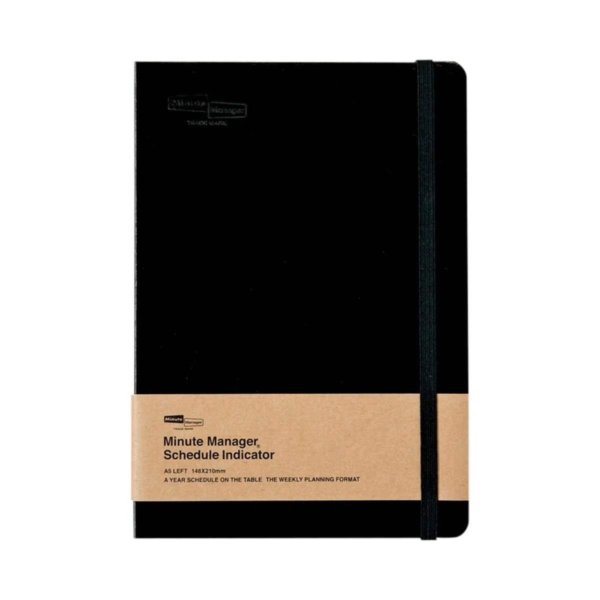 2024 Weekly Minute Manager Planner / Black