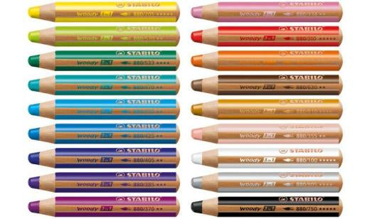Crayon de couleur woody 3in1 Pastel STABILO