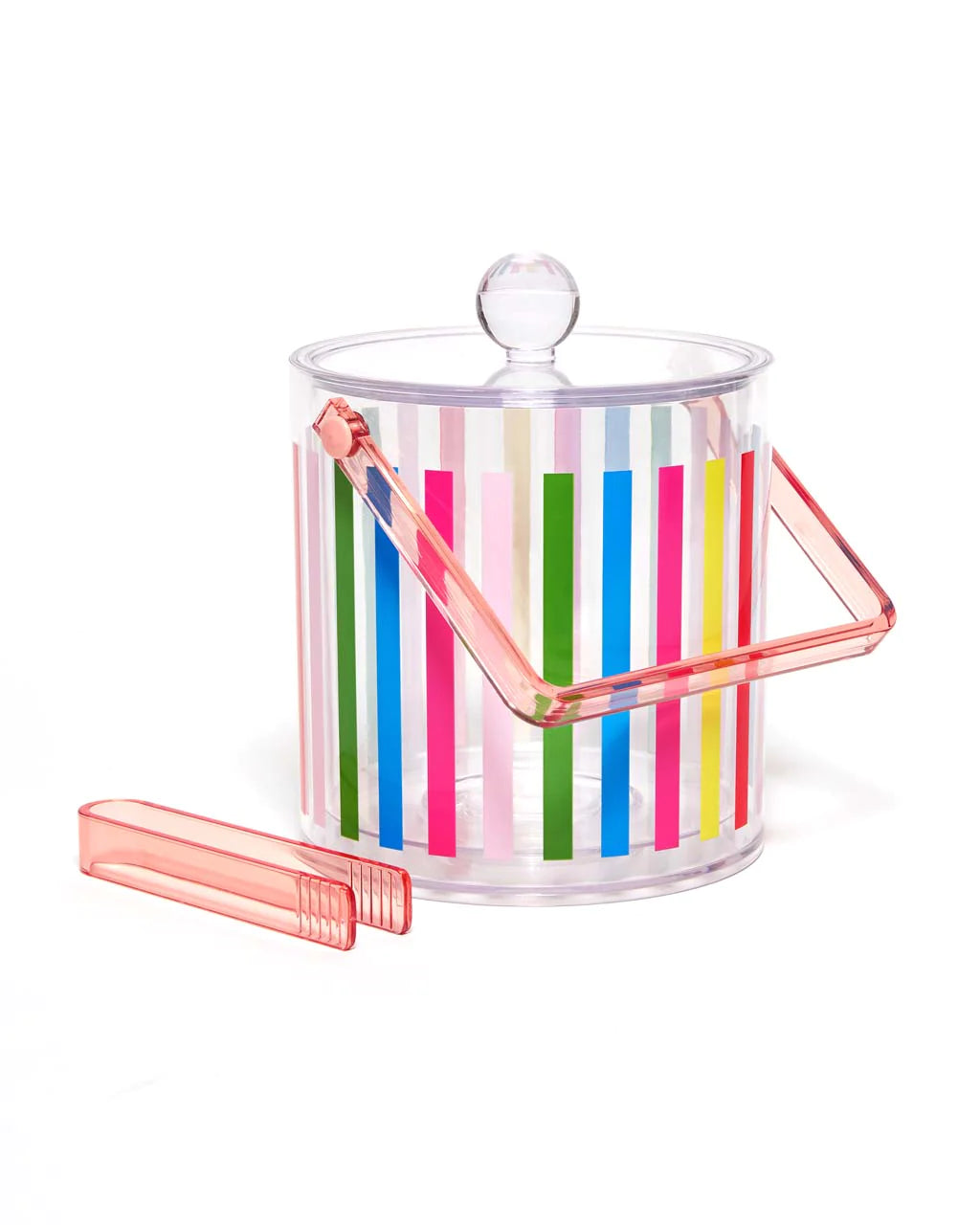 Acrylic Striped Ice Bucket