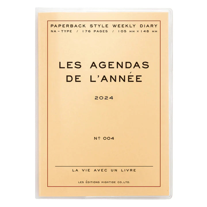 Les Agenda de L'Année 2024 Planner / Cream