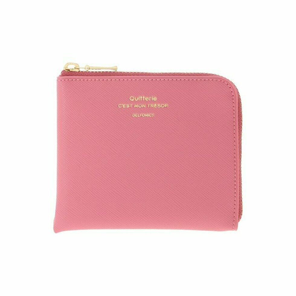 Quitterie half zip case / pink