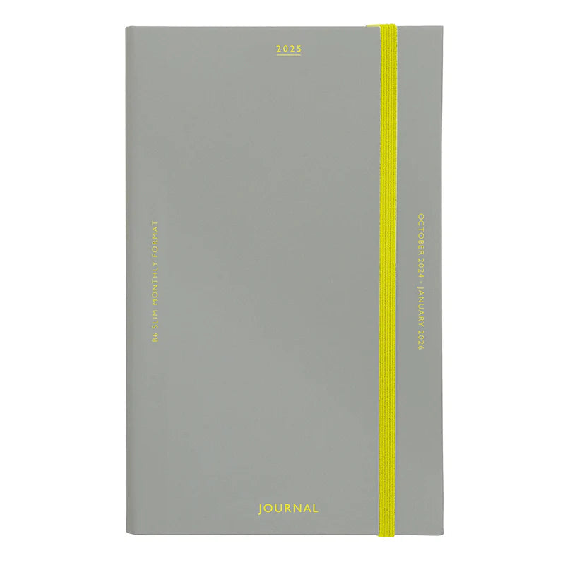 2025 Monthly Planner Katy B6 Slim / Gray