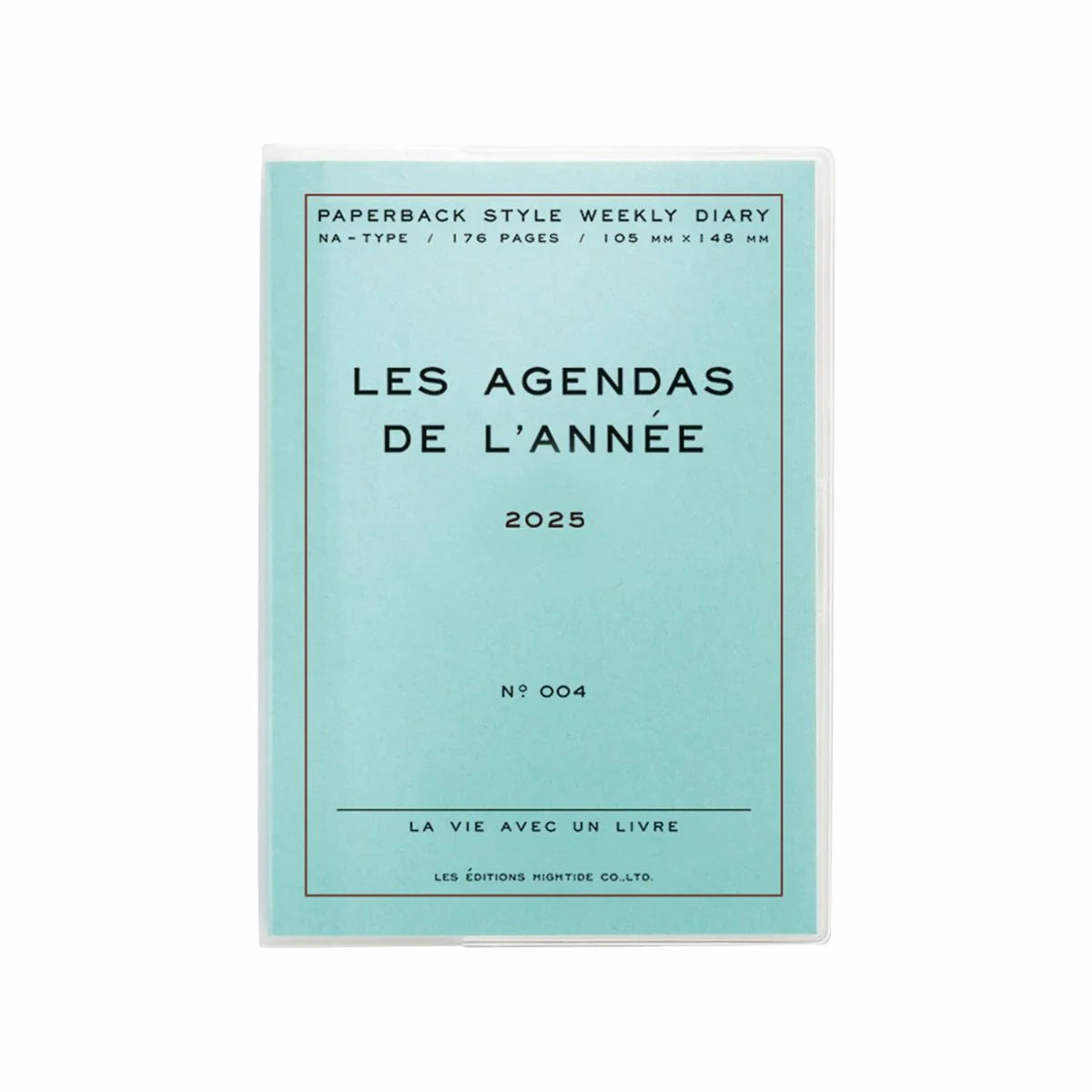 2025 Weekly Planner Poche A6 / Teal