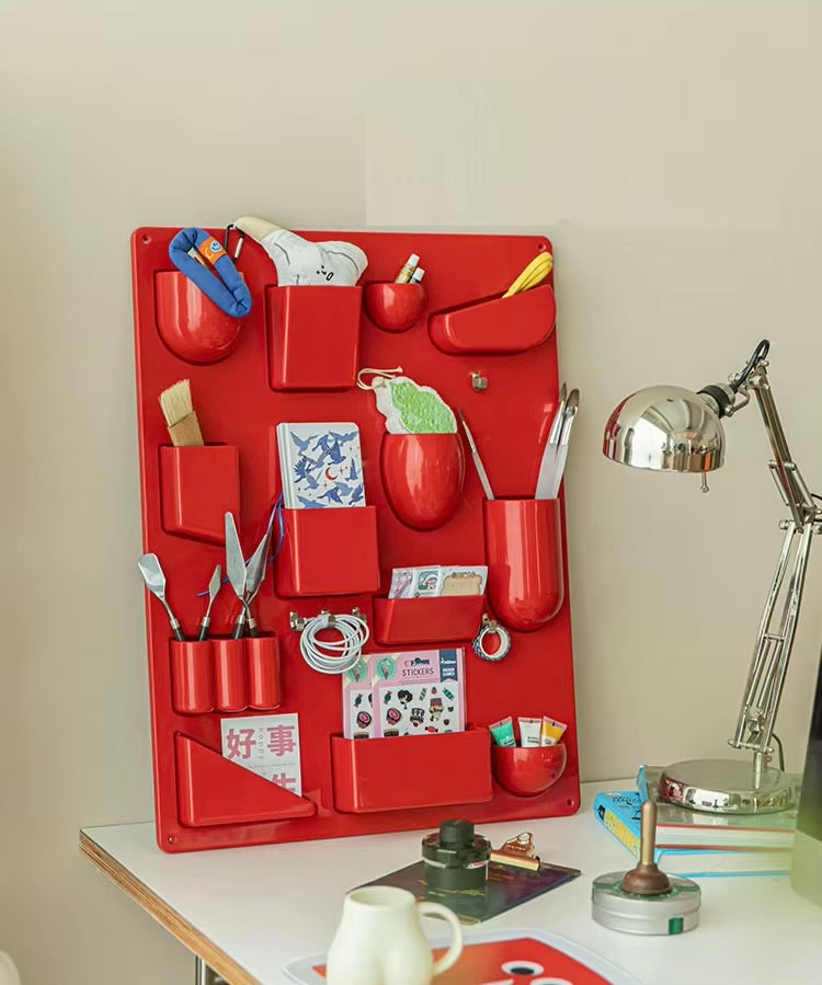 Molded Wall Organizer / Red