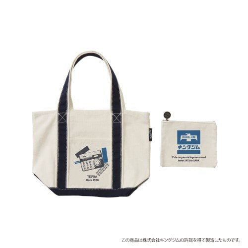 Old Resta 2-in-1 Stationery Small Tote Bag / Tepra Label Maker Design