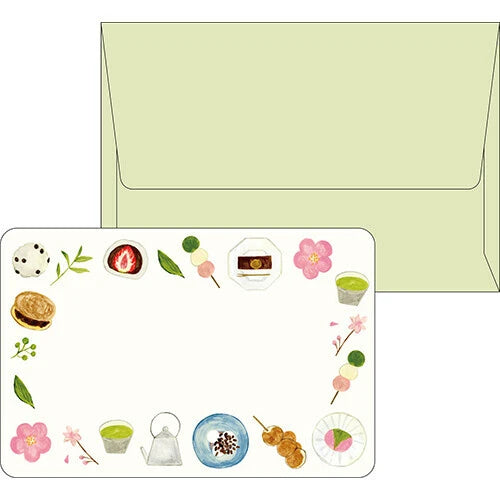 Mini Note Card Set / Japanese Treats