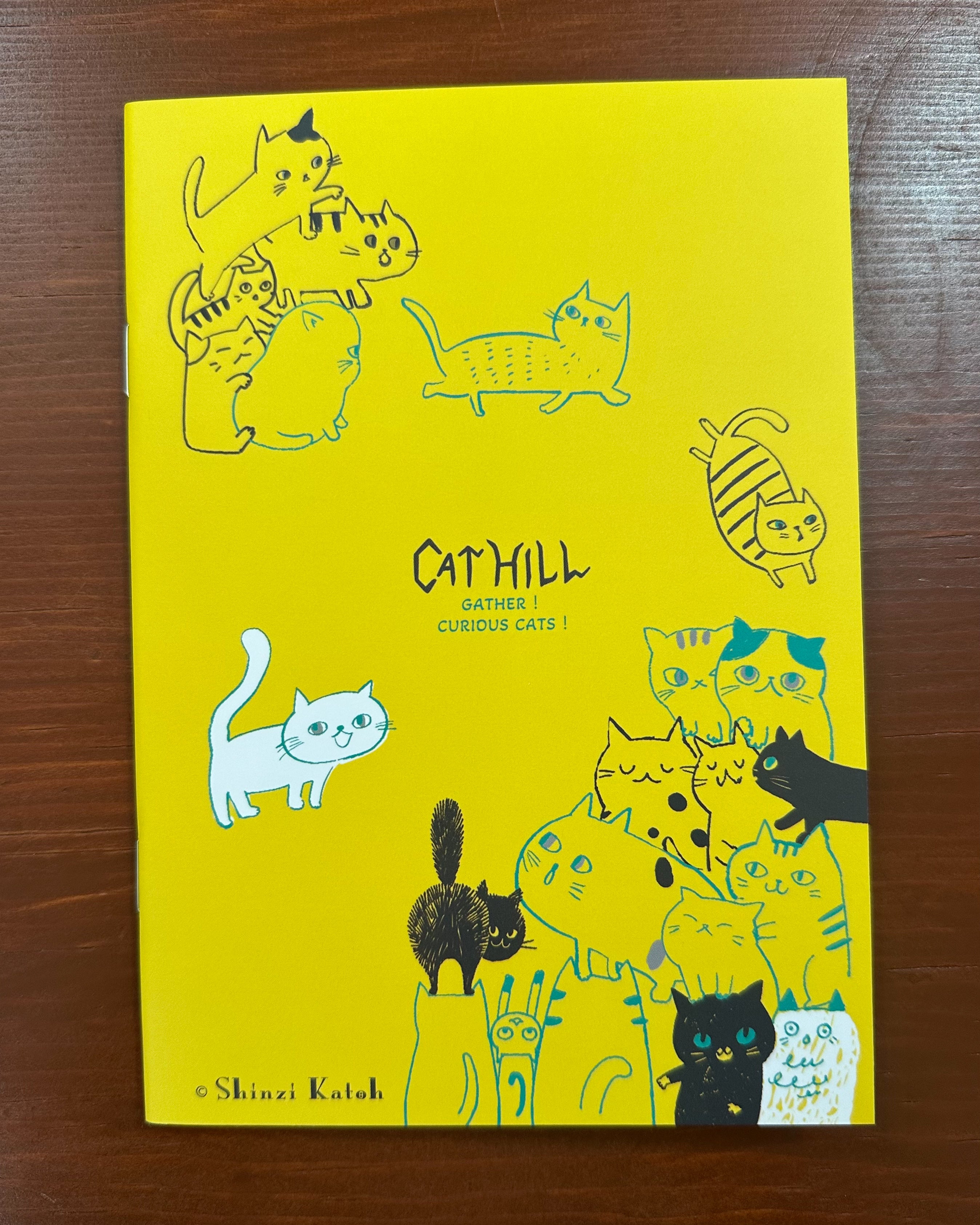 Shinzi Katoh B6 Notebook / Cat Hill / Yellow