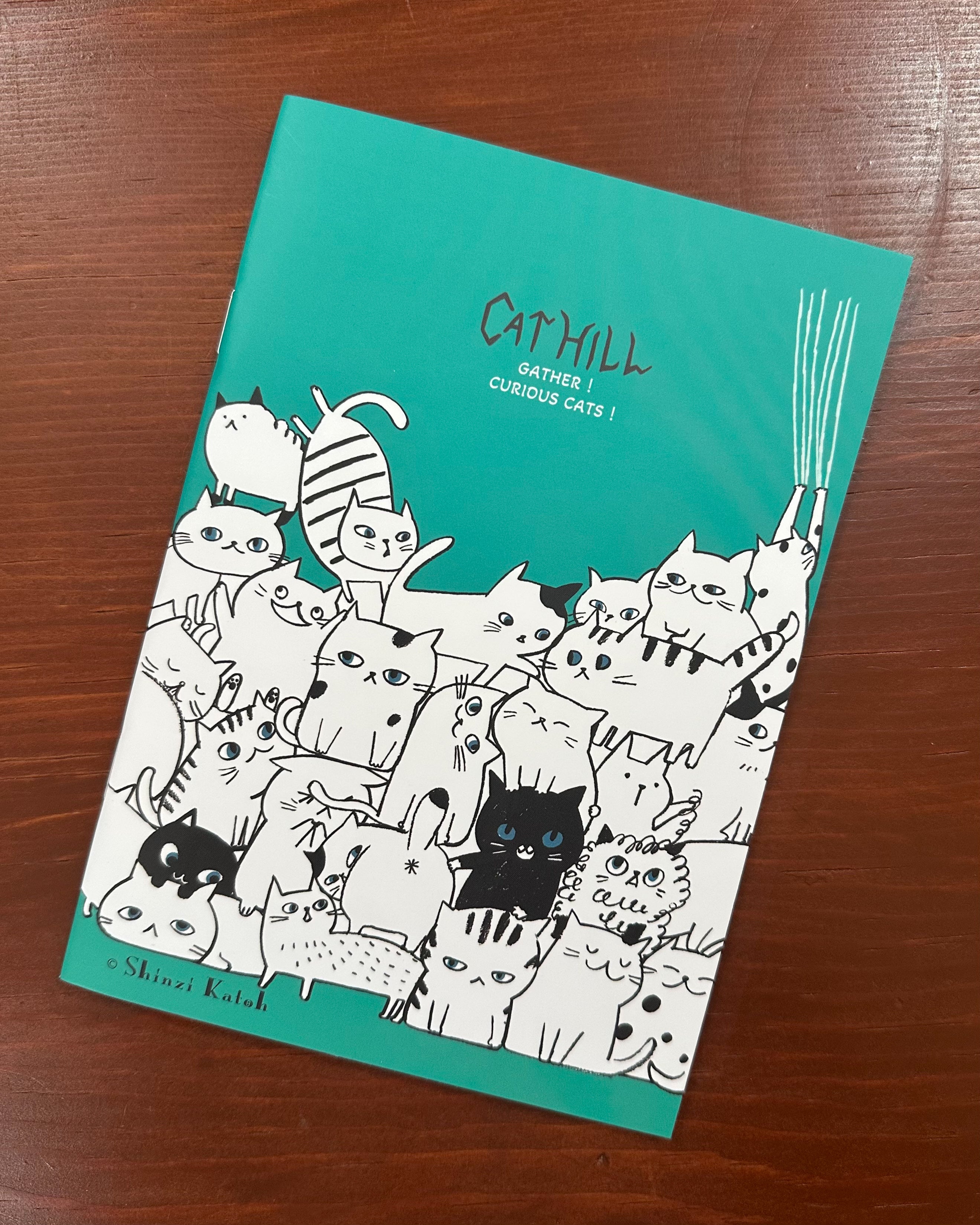 Shinzi Katoh B6 Notebook / Cat Hill / Green