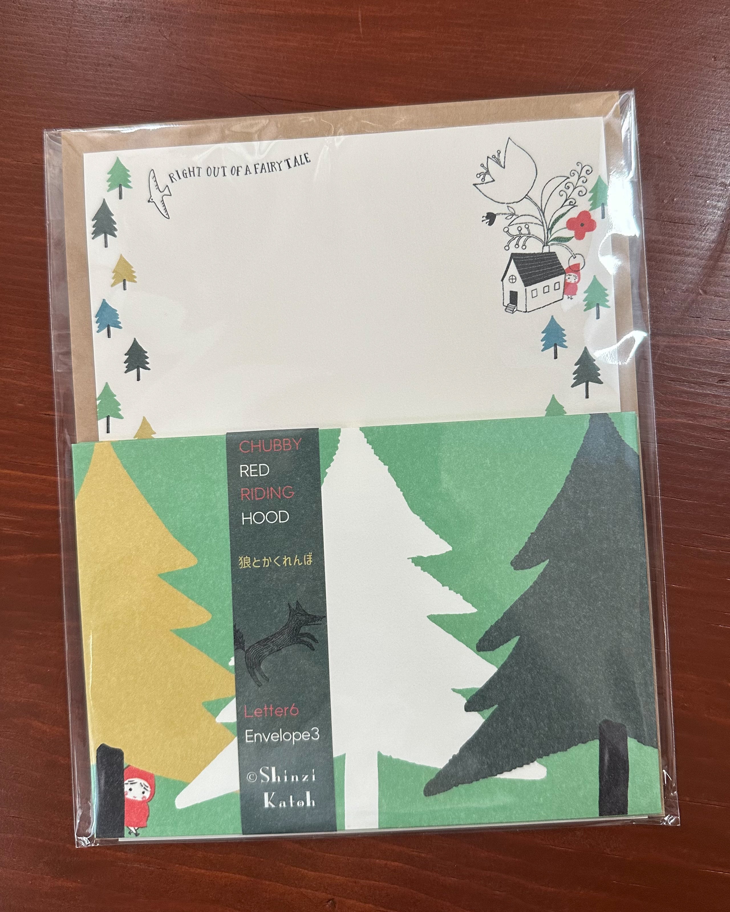 Shinzi Katoh Letter Set / Red Riding Hood / Hide and Seek