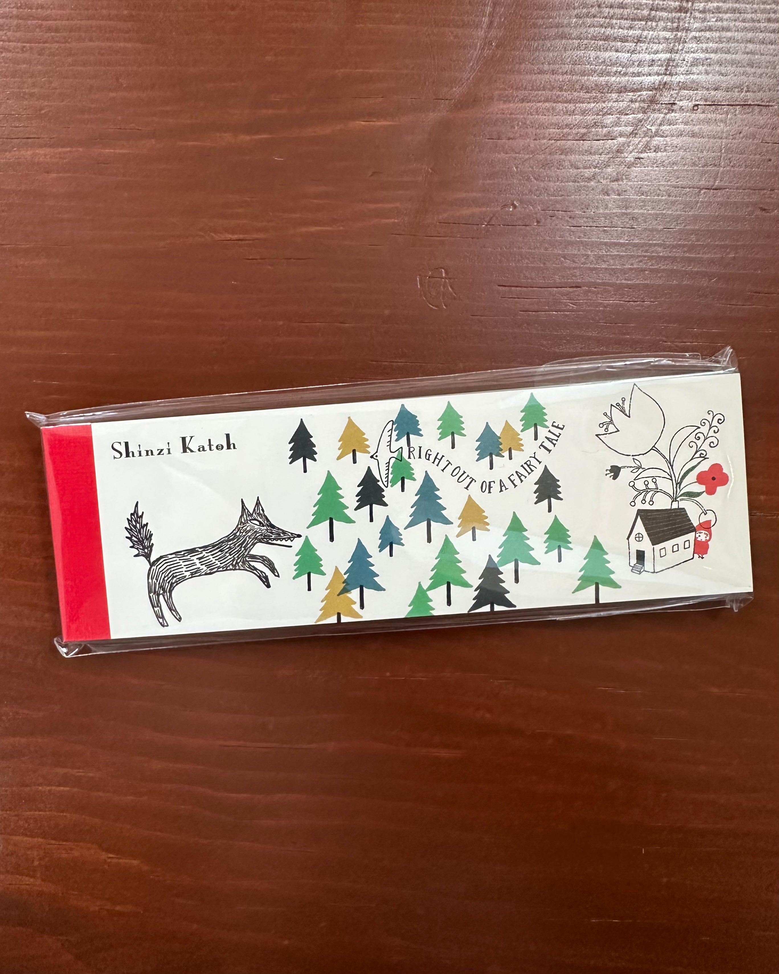 Shinzi Katoh Slim Memo Pad / Red Riding Hood / Hide and Seek