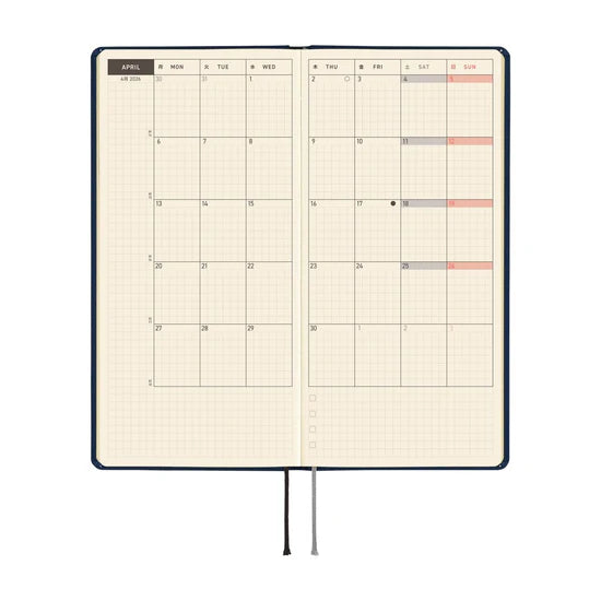 Hobonichi Techo Weeks 2026 MEGA / Cosmo Blue