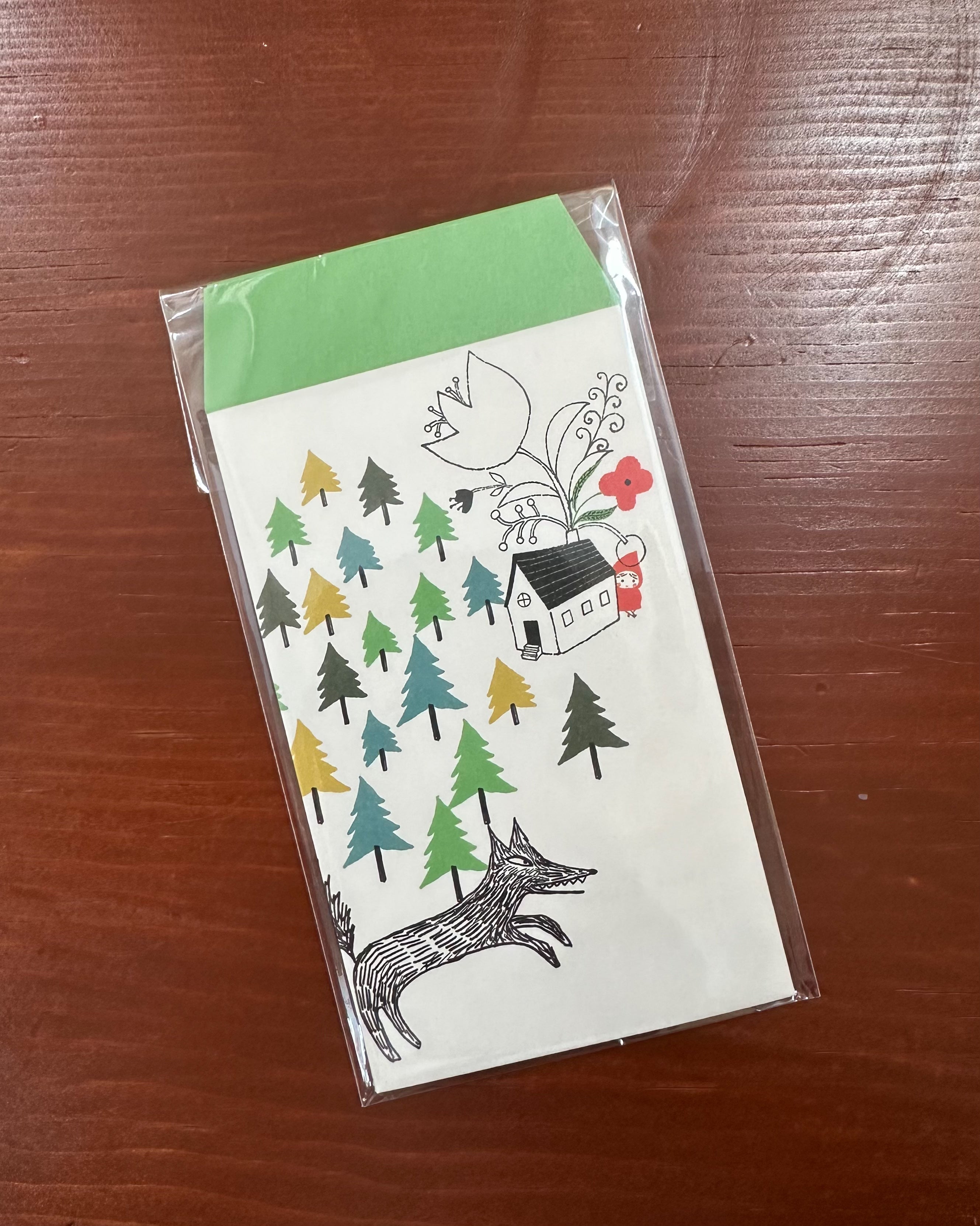 Shinzi Katoh Small Envelope / Red Riding Hood / Hide and Seek