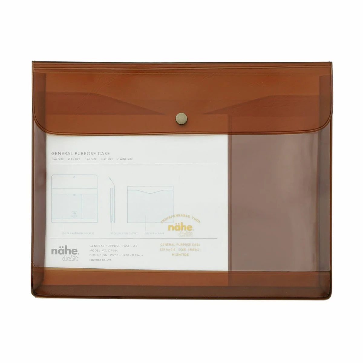 General Purpose Case / A5 / Clear Brown