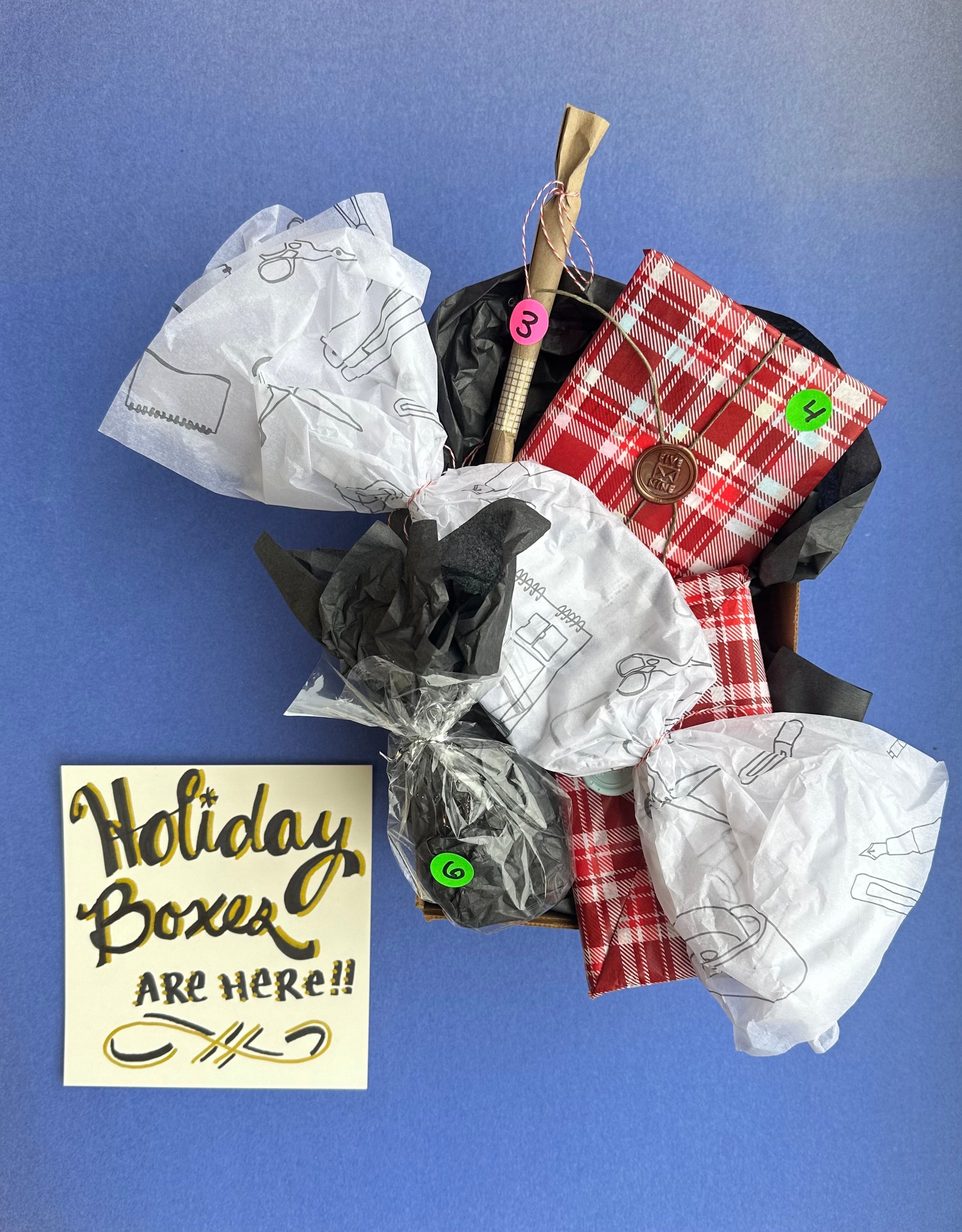 8 Days of Hanukkah Stationery Gift Box / 2025