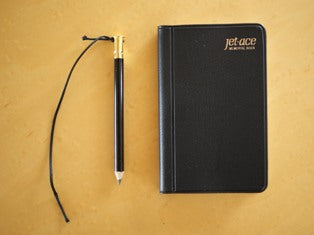 Jet Ace Notebook with Pencil / Three Sizes