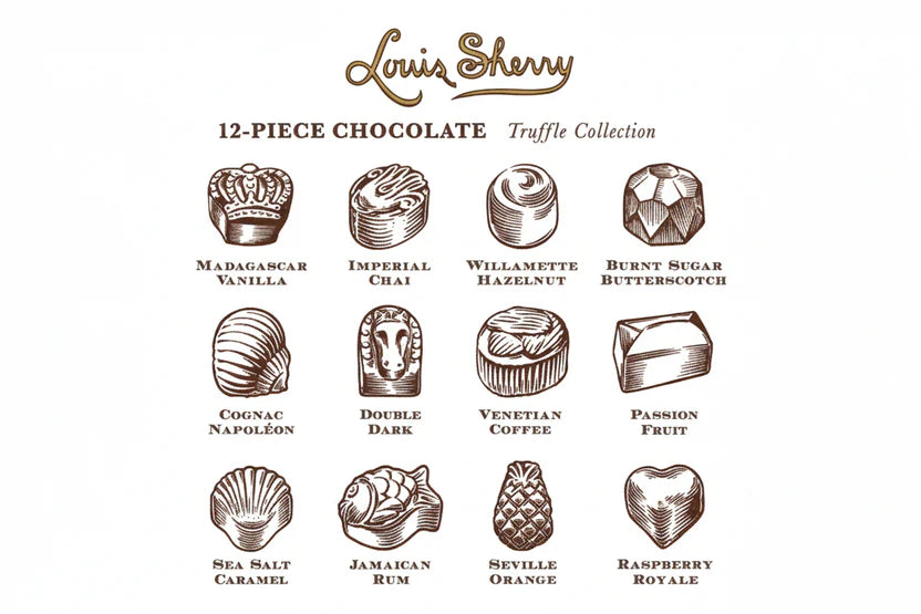 12pc Louis Sherry Traditional Truffles: Gracie Studio Gracie Square